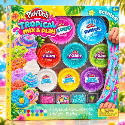 Play-Doh Mix & Play Scented Slimes, 10 pk. — Tropical