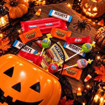 Hershey Assorted Halloween Candy Bulk Bag, 55.33 oz, 180 Pieces
