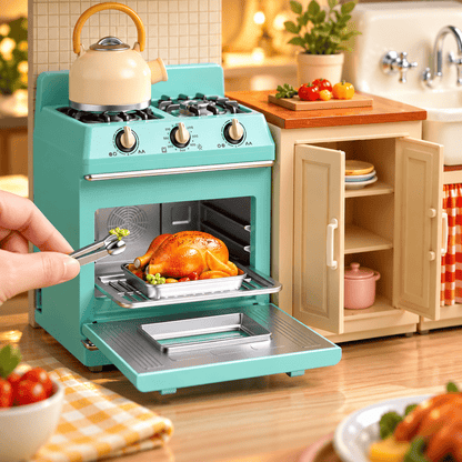 Mini Brands Magic Cook Kitchen Playset Series 1 by ZURU, Miniature Kitchen Set with Utensils & Accessories