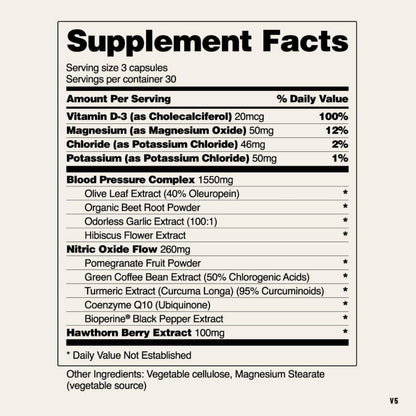Snap Supplements Heart Health Supplements and Blood Circulation Supplements, 180 Capsules - Nirvana Guru