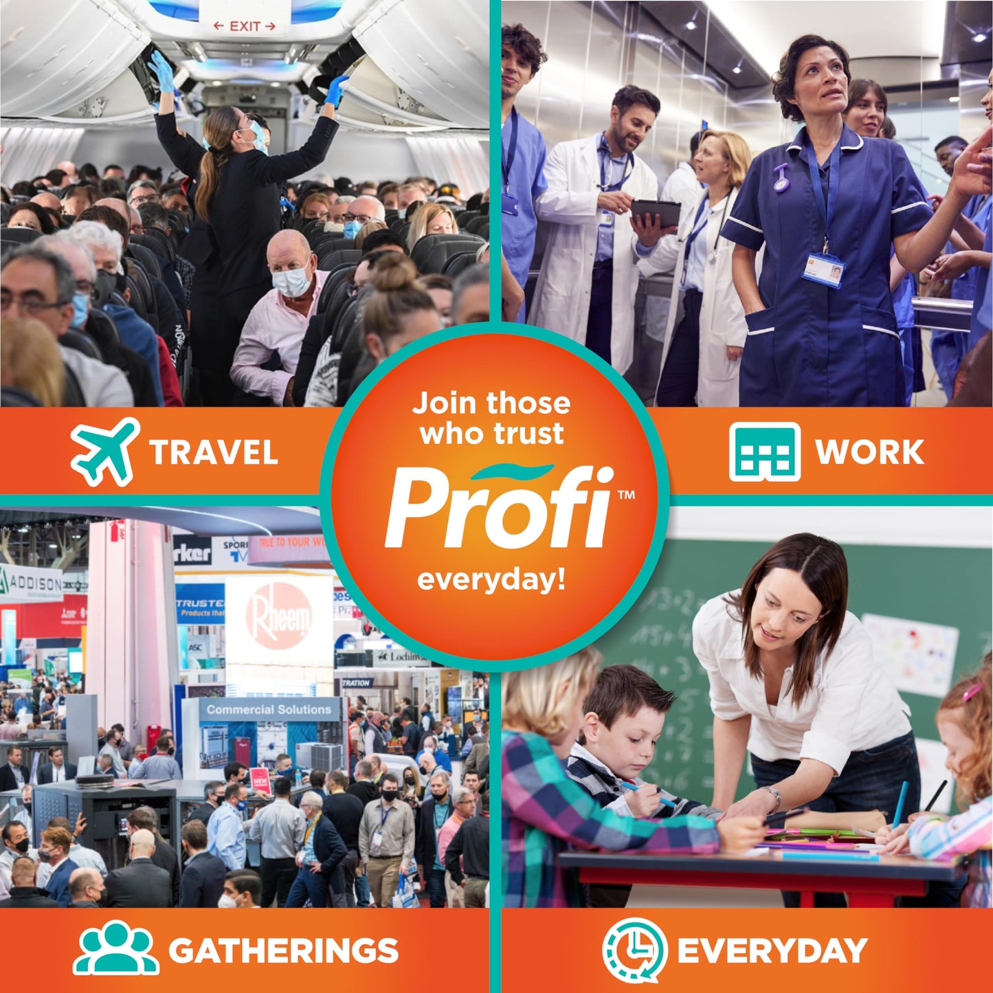 Profi™ Everyday Nasal Spray - Helps Defend Against Airborne Germs and Allergies, Lasts Up to 8 Hours, Advanced Nasal Spray for Air Travel, Work, Conferences & Indoor Gatherings - 90 Sprays, 0.29 FL OZ Nirvana Guru