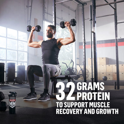 Muscle Milk Genuine Protein Powder, Chocolate, 1.93 Pounds, 13 Servings, 32g Protein, 2g Sugar, Calcium, Vitamins A, C & D, NSF Certified for Sport, Energizing Snack, Packaging May Vary Nirvana Guru