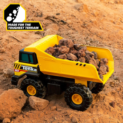Tonka Steel Classics Mighty Dump Truck - Made with Steel & Sturdy Plastic, Yellow Toy Construction Truck, Boys and Girls, Kids, Toddlers, Ages 3+ Nirvana Guru