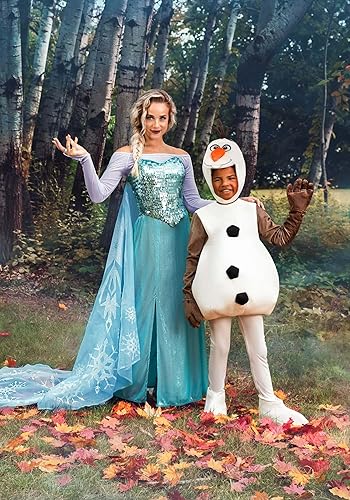 Adult Disney Frozen Olaf Halloween Costume for Men and Women | Body Piece with Leggings, Headpiece, Hand and Shoe Covers nirvanaguru