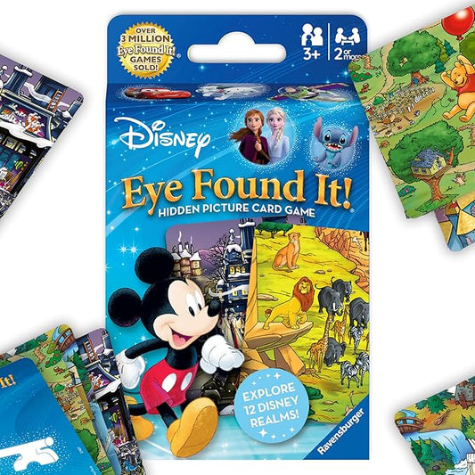 Ravensburger Eye Found It! World of Disney Card Game - Fun and Educational Spot It for Toddlers, Preschoolers, Boy and Girls Ages 3-8 - Family-Friendly for Endless Fun nirvanaguru