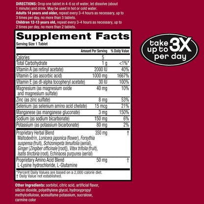 Airborne Immune Support Supplement, Very Berry, 10 Count Nirvana Guru