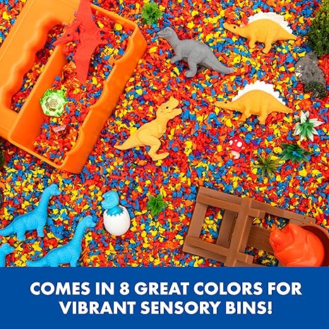 Educational Insights Pluffle® Mini 8-Pack - Sensory Bin Foam Set, No Mess Alternative to Sand Toys & Slime for Toddlers, Fun Sensory Table Filler for Home or Classroom, Gift for Kids Ages 3+ nirvanaguru