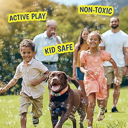 Sunny Days Entertainment 6 Pack Bubble Solution – 4oz Bubble Blower Bottles with 6-Hole Wand | Bottle of Bubble Solution for Kids | Birthday Party Favor Toy - Maxx Bubbles nirvanaguru