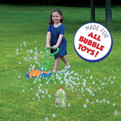 Little Kids Bubbles by Fubbles| Made in The USA |64oz Non Toxic Bubble Solution |Bubble Refill for Bubble Machines and Toys, Clear,12381 nirvanaguru