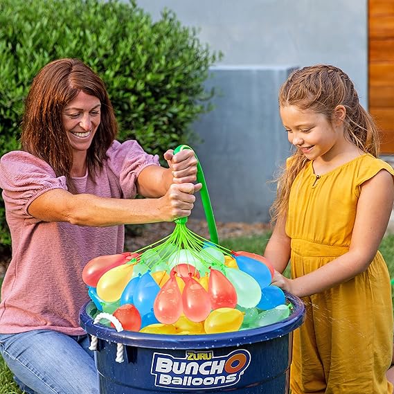 Bunch O Balloons Crazy Color by ZURU, 200+ Rapid-Filling Self-Sealing Water Balloons for Outdoor Family, Friends, Children Summer Fun, Amazon Exclusive (6 Pack) nirvanaguru