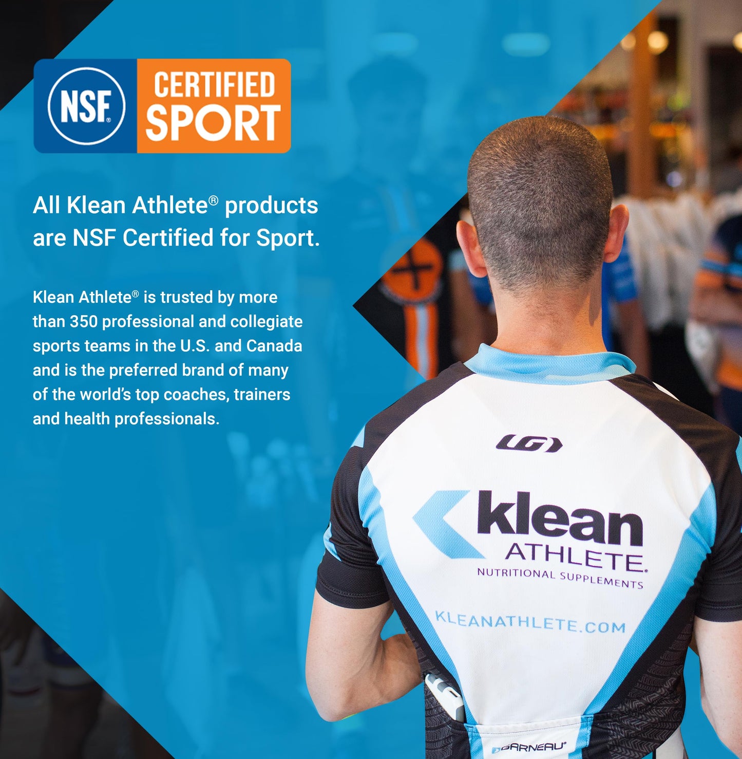 Klean ATHLETE Klean Electrolytes | Replenishes Minerals for Hydration to Help Achieve Optimal Health | NSF Certified for Sport | 120 Capsules - Nirvana Guru