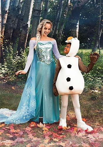 Adult Disney Frozen Olaf Halloween Costume for Men and Women | Body Piece with Leggings, Headpiece, Hand and Shoe Covers nirvanaguru