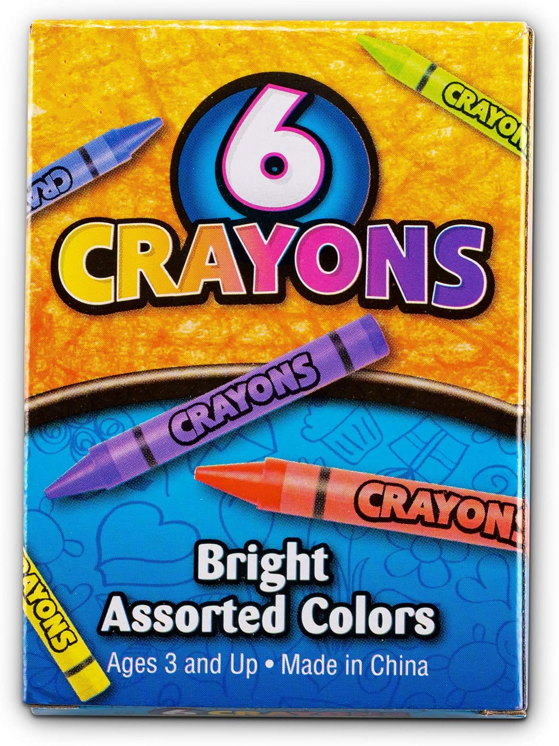 Bedwina Bulk Crayons - Case of 120, 6-Packs Total 720 Crayons Bulk School Supplies for Kids, Toddlers, Teachers, Restaurants & Classrooms, Nontoxic Travel, Party Favors, Goody Bags, Stocking Stuffers Nirvana Guru