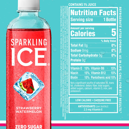 Sparkling Ice Purple Variety Pack, Flavored Water, Zero Sugar, with Vitamins and Antioxidants, 17 fl oz, 12 count (Black Raspberry, Cherry Limeade, Orange Mango, Kiwi Strawberry)
