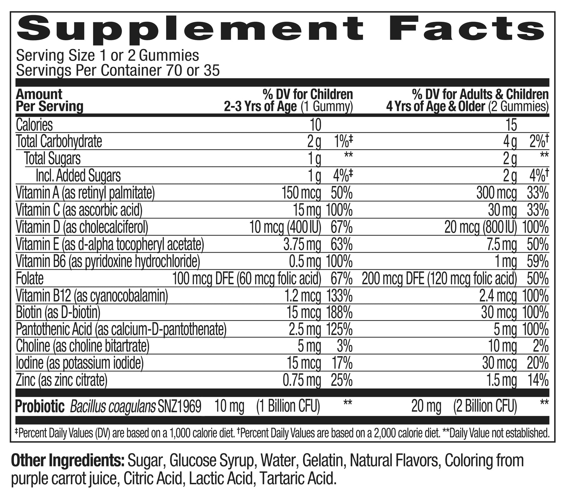 OLLY Kids Multivitamin & Probiotic Gummy, Digestive Support, Vitamins A, D, C, E, B, Zinc, Chewable Supplement, Berry Flavor, 50 day supply - 100 Count Nirvana Guru