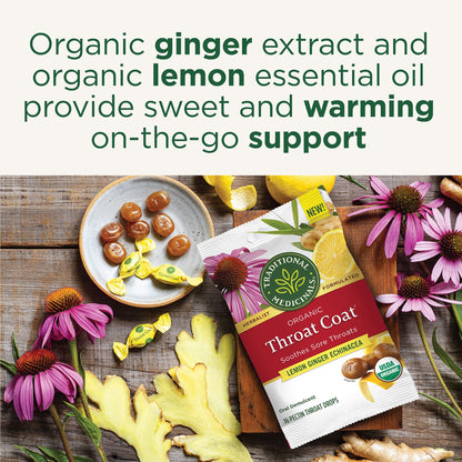 Traditional Medicinals Lozenges, Organic Morning Ease Lemon Ginger, Relieves Nausea & Morning Sickness Associated w/Normal Pregnancy, 30 Individually Wrapped Lozenges - Nirvana Guru