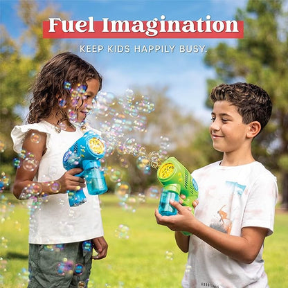JOYIN 2 Kids Bubble Gun with 2 Bottles Refill Solution, Bubble Machine Gun for Toddlers 1-3 Kids 4-8, Party Favors, Summer Toy, Outdoors, Easter, Birthday Gift nirvanaguru