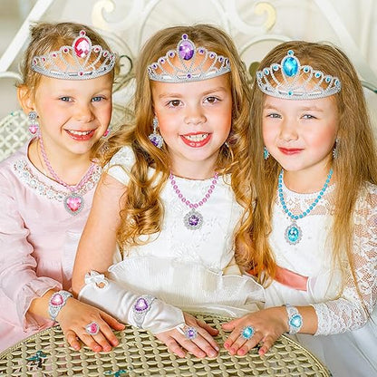 Princess Dress Up Toys & Jewelry Boutique,Girl Role Play Gifts,Kids Toys for 3-6 Years Girl Toddler B-Day Party Favors Nirvana Guru