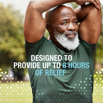 Biofreeze Large Pain Relief Patches, Menthol Pain Patches for Lower Back, Neck, Knee, & Shoulder, Comfortable & Flexible Fabric Stays in Place, FSA Eligible, 5 ct
