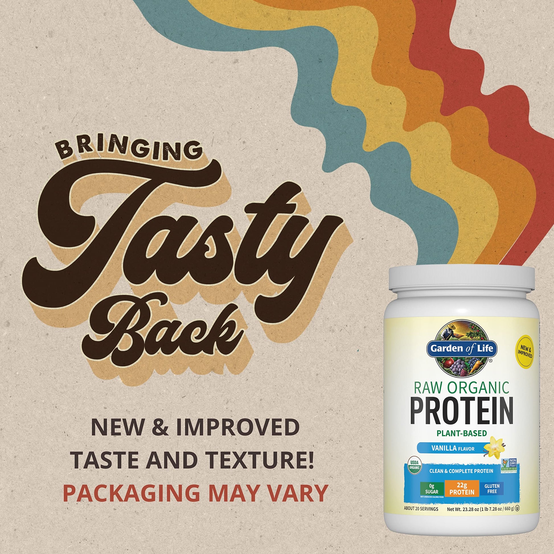 Vegan Protein Powder - Chocolate Organic Protein Powder, 22g Plant Based Protein & BCAAs, Probiotics & Digestive Enzymes - Garden of Life, Gluten & Lactose Free 1.5 LB - Nirvana Guru