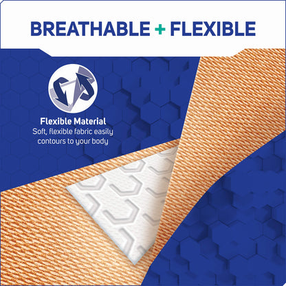 Care Science Fabric Adhesive Bandages, 200 ct Bulk Assorted Sizes | FSA HSA Eligible | Flexible + Breathable Protection for First Aid and Wound Care