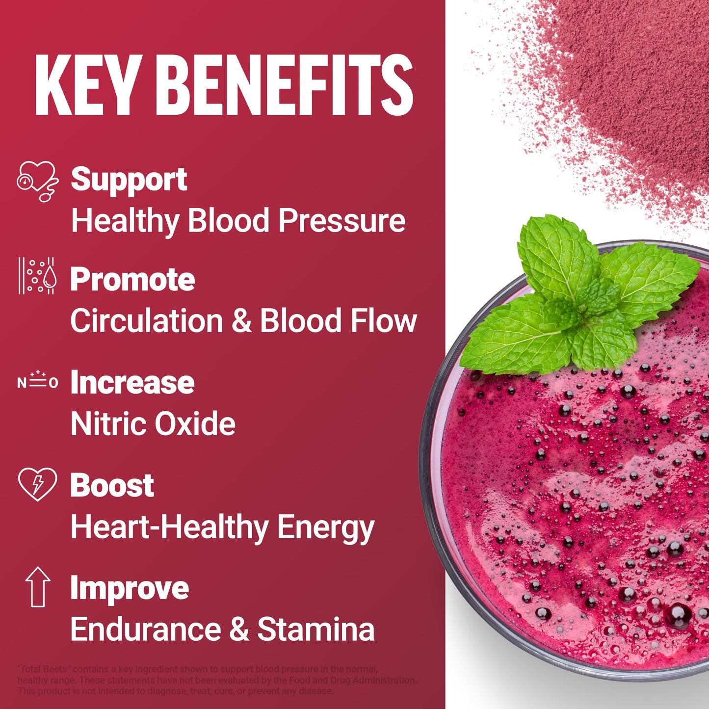 Force Factor Total Beets Drink Mix Superfood Powder with Nitrates to Support Circulation, Blood Flow, Nitric Oxide, Energy, Endurance, and Stamina, Cardiovascular Heart Health Supplement, 30 Servings Nirvana Guru