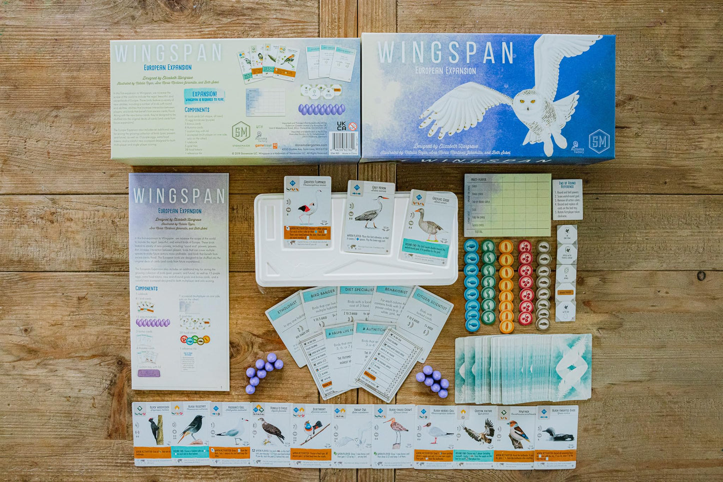 Stonemaier Games: Wingspan (Base Game) by Elizabeth Hargrave | A Relaxing, Award-Winning Strategy Board Game About Birds for Adults and Family | 1-5 Players, 70 Mins, Ages 14+ Nirvana Guru