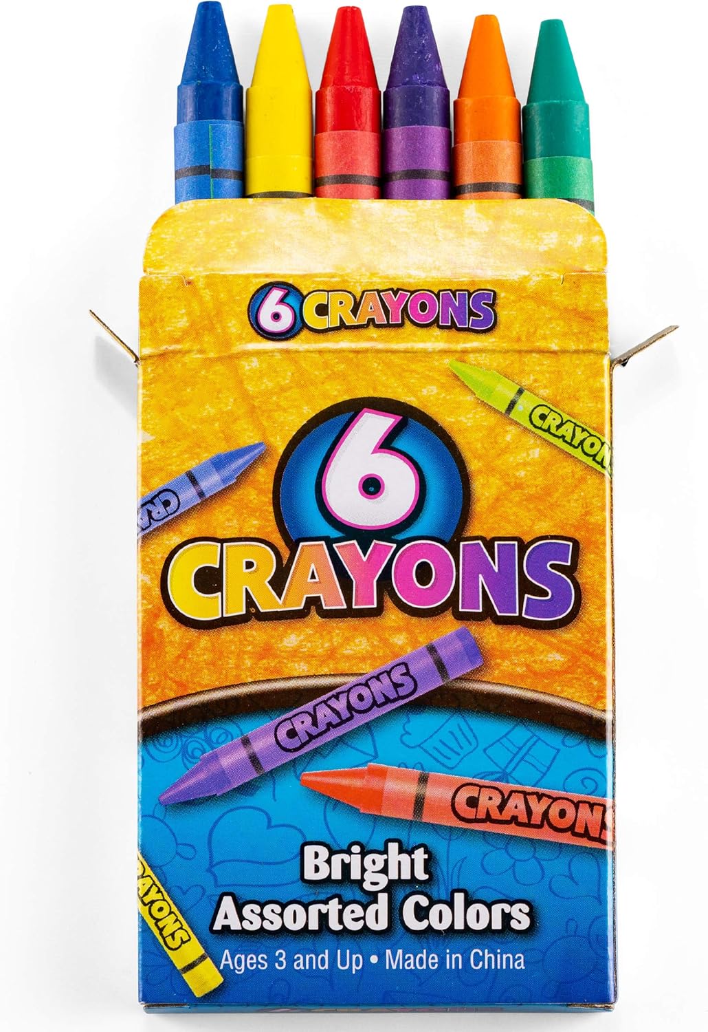 Bedwina Bulk Crayons - Case of 120, 6-Packs Total 720 Crayons Bulk School Supplies for Kids, Toddlers, Teachers, Restaurants & Classrooms, Nontoxic Travel, Party Favors, Goody Bags, Stocking Stuffers Nirvana Guru