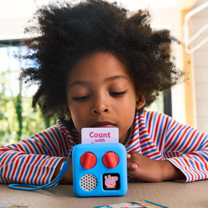 Yoto Mini (2024 Edition) + Make Your Own Card – Kids Screen-Free Bluetooth Audio Player, All-in-1 Travel Device Plays Stories Music Podcast Radio Ok-to-Wake Clock, Use as Speaker or with Headphones Nirvana Guru