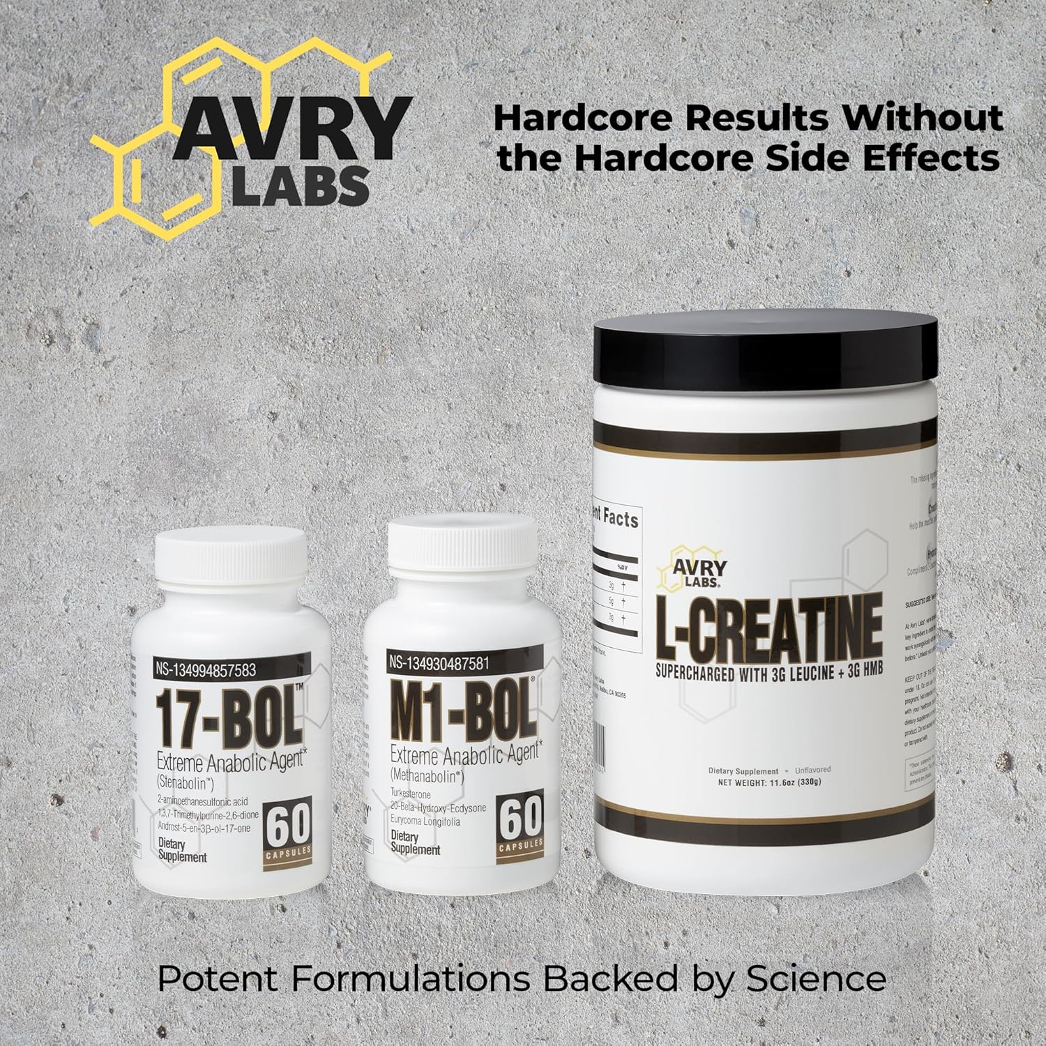 Avry Labs Extreme Anabolic Supplement – Pre-Workout Dietary Supplement, Lean Muscle Builder & Fat Burner – Supports Protein Synthesis, Testosterone Levels & Muscle Growth – Vegan, 60 Capsules Nirvana Guru
