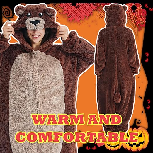 Beauty Shine Unisex Adult Onesie One Piece Pajamas Cosplay Cartoon Costume Halloween Christmas Sleepwear Jumpsuit Homewear Nirvana Guru