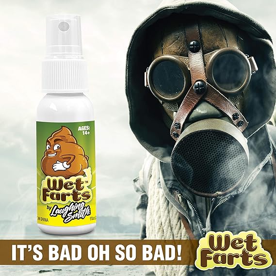 Laughing Smith - Wet Farts - Potent Stink Spray - Extra Strong Stink - Hilarious Gag Gifts & Pranks for Adults or Kids - Prank Stink Stuff - Non Toxic - Smells Like Really 'Bad' Gas nirvanaguru