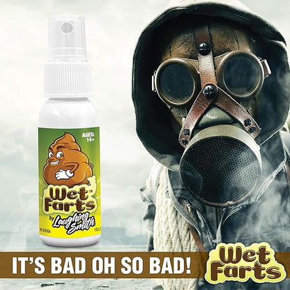 Laughing Smith - Wet Farts - Potent Stink Spray - Extra Strong Stink - Hilarious Gag Gifts & Pranks for Adults or Kids - Prank Stink Stuff - Non Toxic - Smells Like Really 'Bad' Gas nirvanaguru