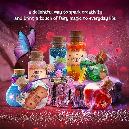 Dan&Darci Fairy Magic Potion Kit for Kids - Gifts for Girls - 6 7 8 9 10 Year Old Girl Gift - Christmas Ideas - Toys 8-10 7-8 - Arts and Crafts for Kid Ages 6-8 Years - Magical Workshop Craft Kits nirvanaguru