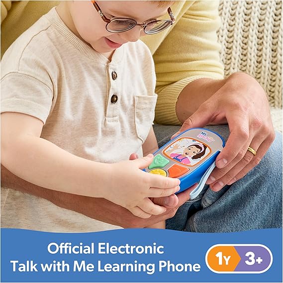 Ms. Rachel Official Electronic Talk with Me Learning Phone with Conversational Phrases, Educational Toys & Toddler Toys for Girls & Boys Ages 1-3+ nirvanaguru