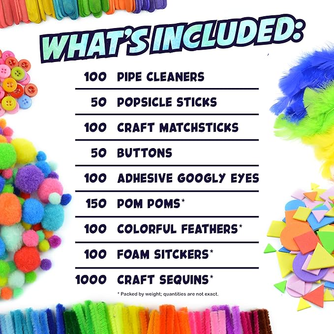 Arts & Crafts Supplies Kits & Materials Set for Kids, Toddler - Carl & Kay nirvanaguru