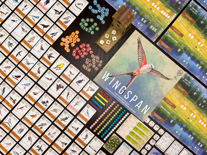 Stonemaier Games: Wingspan (Base Game) by Elizabeth Hargrave | A Relaxing, Award-Winning Strategy Board Game About Birds for Adults and Family | 1-5 Players, 70 Mins, Ages 14+ Nirvana Guru