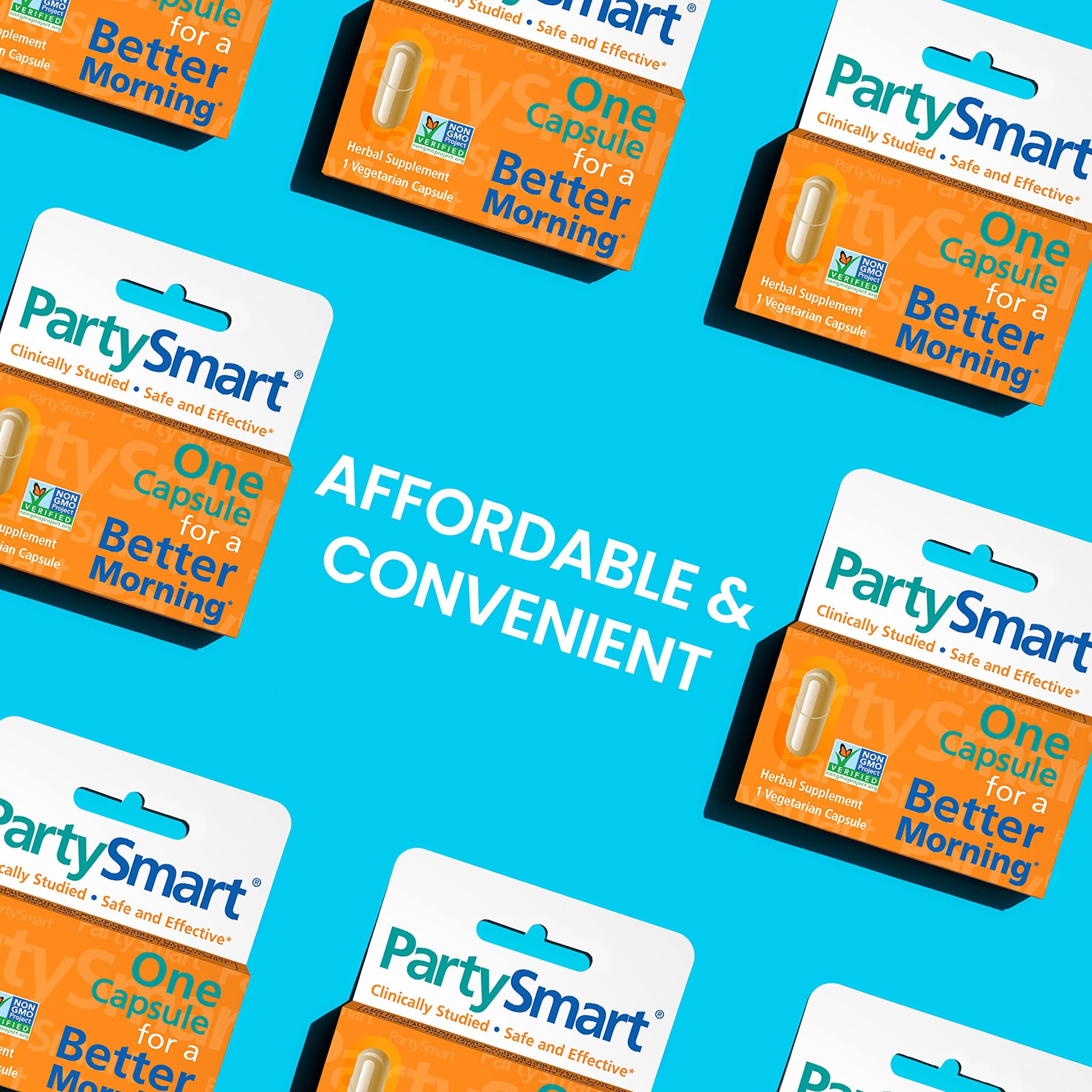 Himalaya PartySmart, One Capsule for a Better Morning After Drinking, Plant Based, Liver Support, Alcohol Breakdown, Clinically Studied, Non-GMO, Herbal Supplement, 10 Capsules - Nirvana Guru