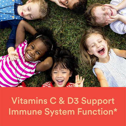 SmartyPants Kids Multivitamin Gummies - Improved Formula: Omega 3 (DHA/EPA), Vitamins D3, C, B12, B6, Vitamin A, K & Zinc, Gluten Free, Three Fruit Flavors, 60 Count (30 Day Supply)