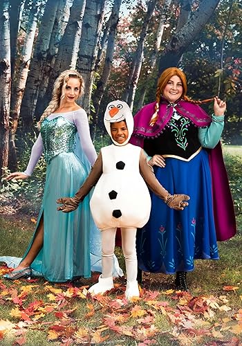 Adult Disney Frozen Olaf Halloween Costume for Men and Women | Body Piece with Leggings, Headpiece, Hand and Shoe Covers nirvanaguru