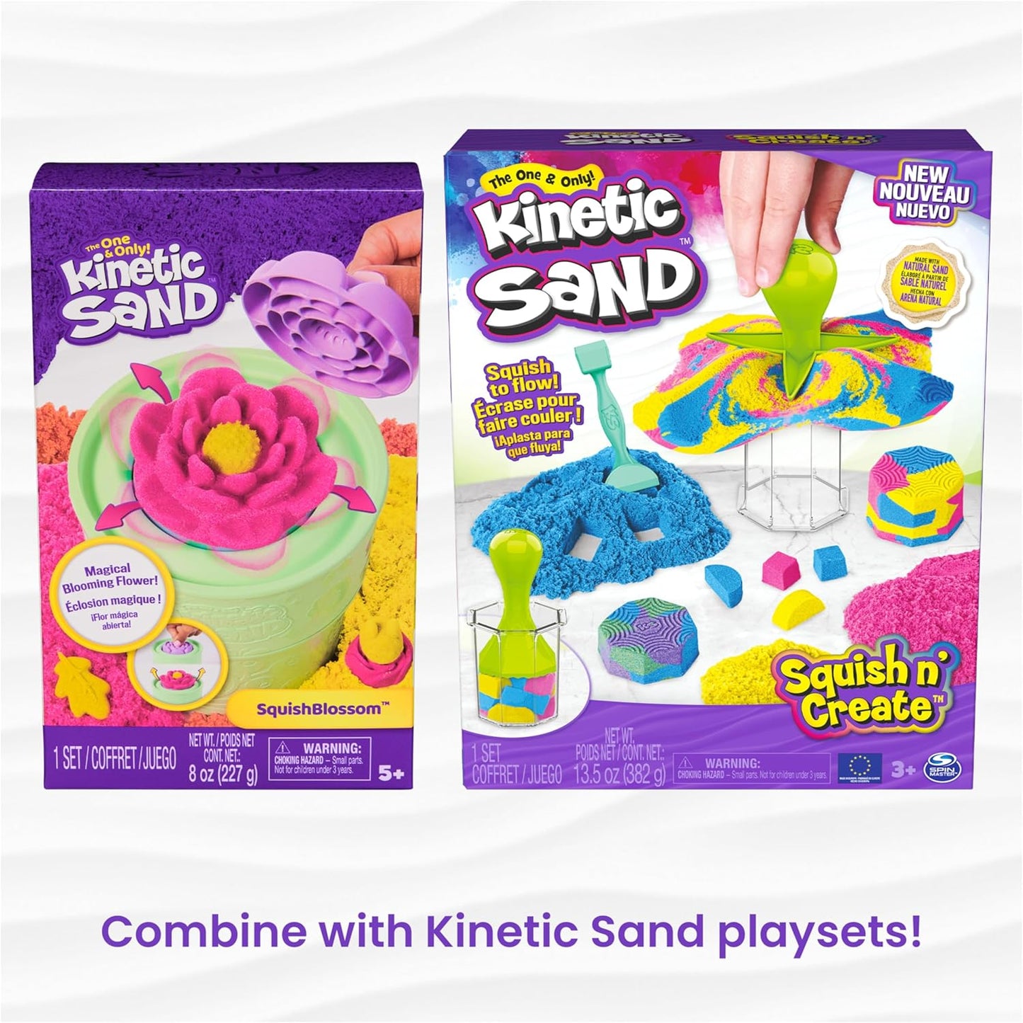 Kinetic Sand, 6lbs Mega Mixin’ Bag with Red, Yellow & Blue Play Sand (Packaging May Vary), Sensory Toys for Kids Ages 3 and up Nirvana Guru