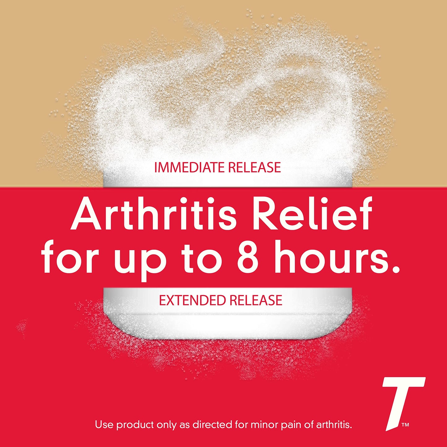 Tylenol 8HR Arthritis Pain Relief Caplets, 650 mg Acetaminophen for Minor Arthritis & Joint Pain, Fever Reducer, Extended Release, Gentle on Stomach, FSA or HSA Eligible, 100 ct