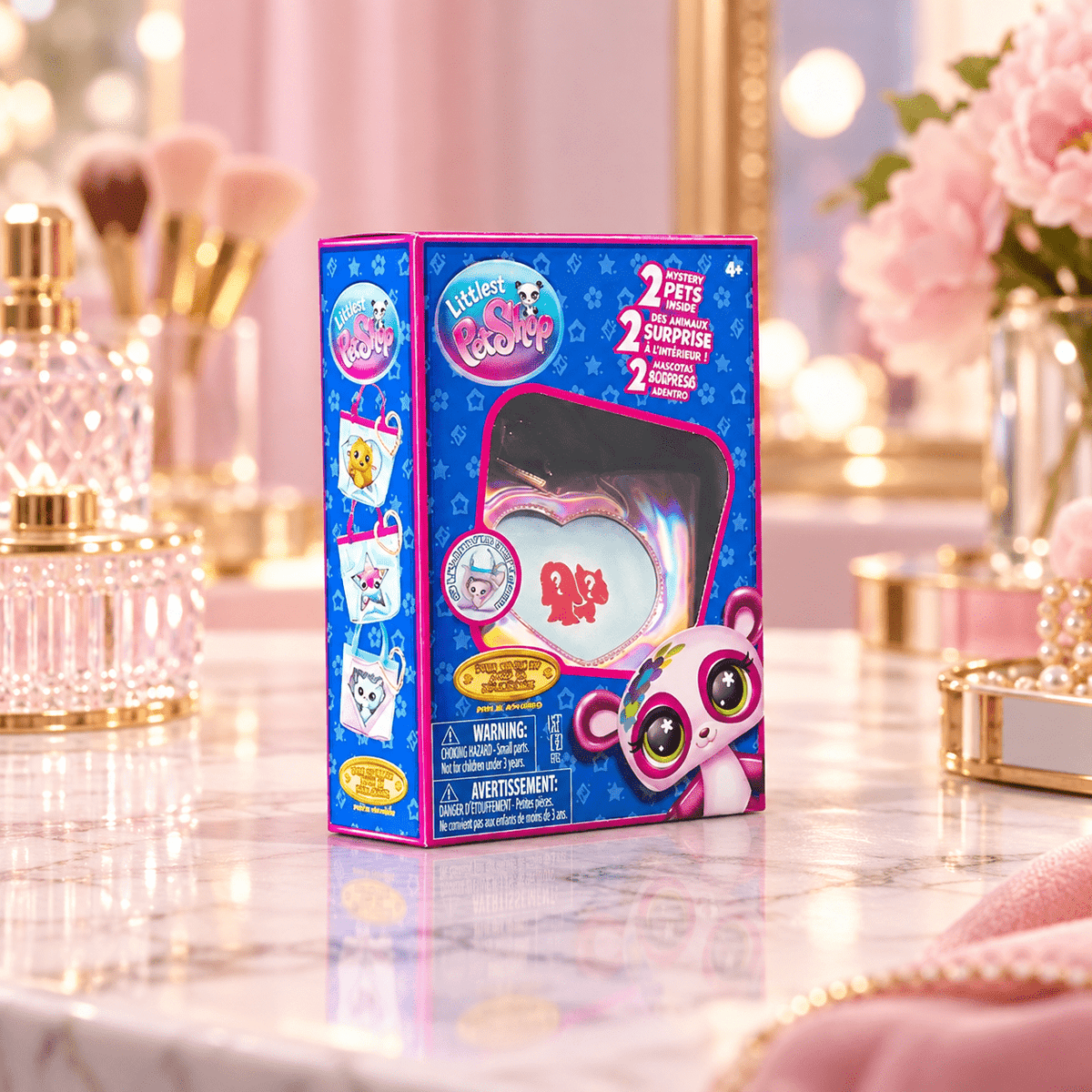 Littlest Pet Shop Deluxe Surprise Reveal Collectible Figures Divas on the Go – 6pc