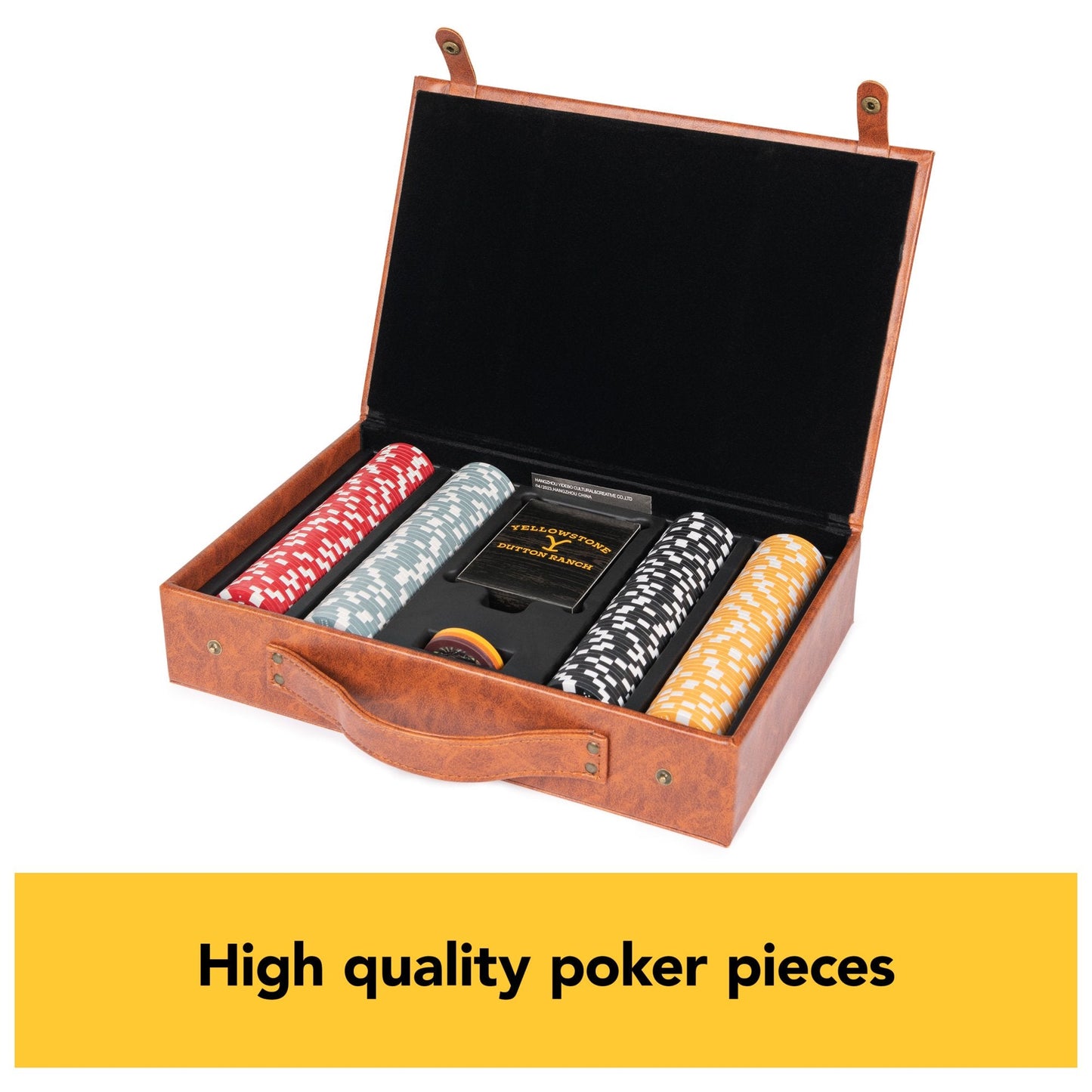 Spin Master Games, Yellowstone, 200-Piece Poker with Custom Carrying Case, Ages 16 and up nirvanaguru