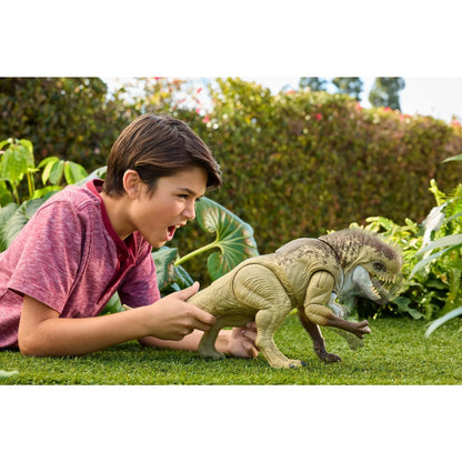 Jurassic World Rebirth Distortus Rex Action Figure, 22 Inch Rumble N Rampage Dinosaur Toy, 2 Attacks nirvanaguru