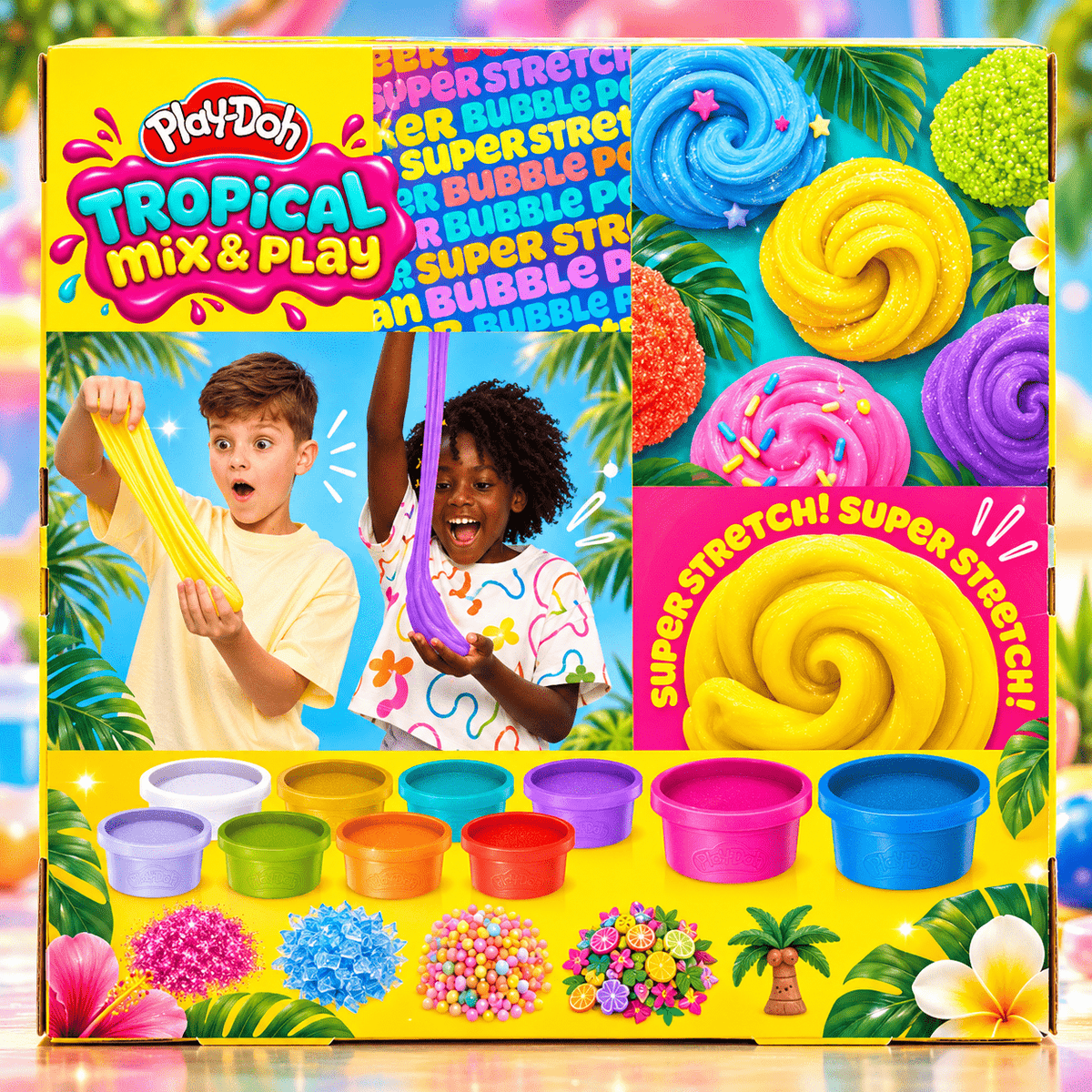 Play-Doh Mix & Play Scented Slimes, 10 pk. — Tropical