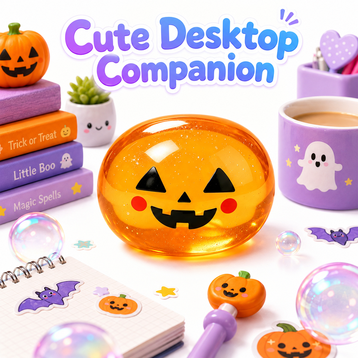 Halloween Spooky Ghost Ball-Halloween Baozi Squeeze with Box-Stress Relief Fidget Sensory for Anxiety Relief Nirvana Guru