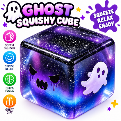 Halloween Squishies Spooky Cube Squish Gothic Stress Balls