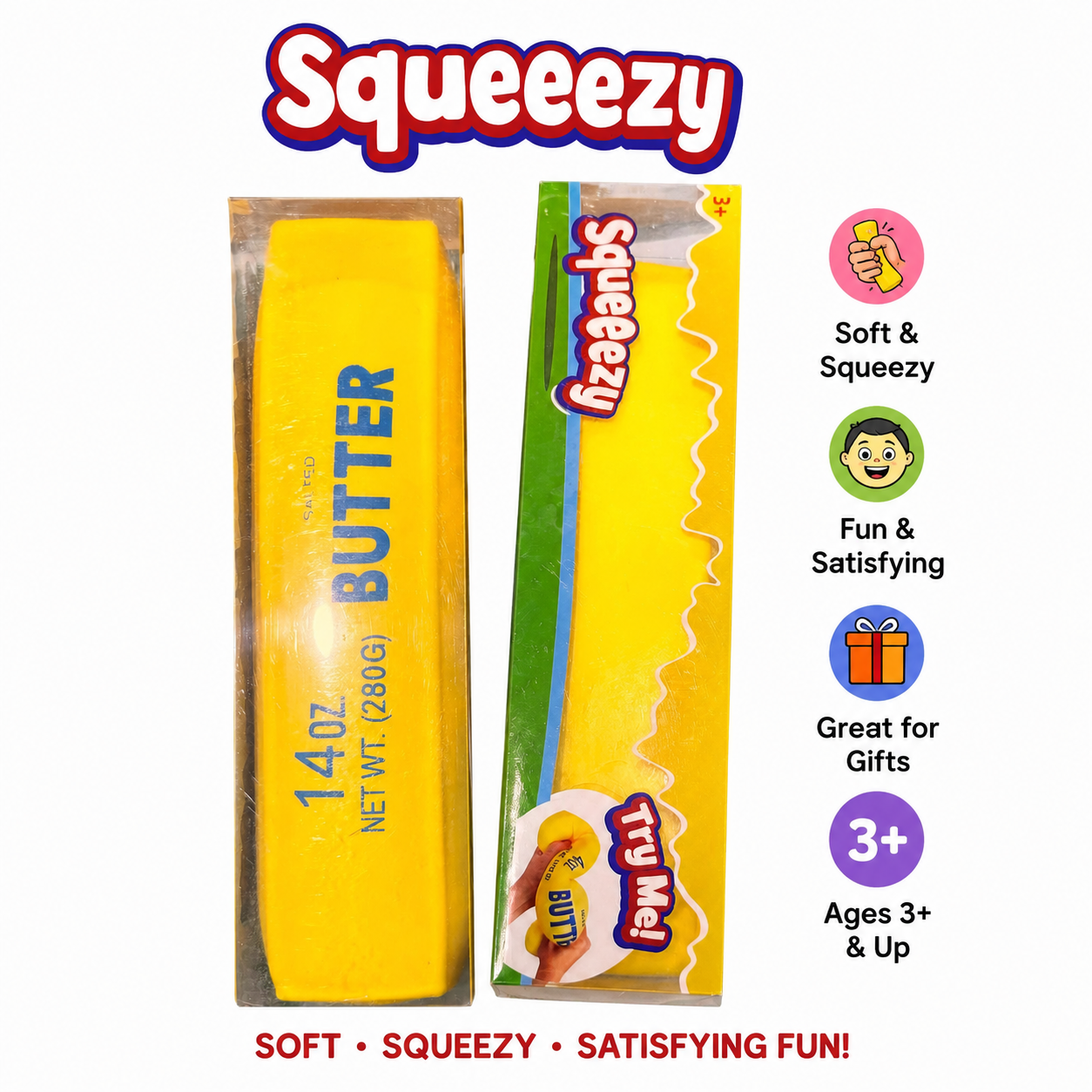 Butter Squishy Toy – Soft Slow Rising Sensory Fidget Squeeze Toy for Kids & Adults Nirvana Guru