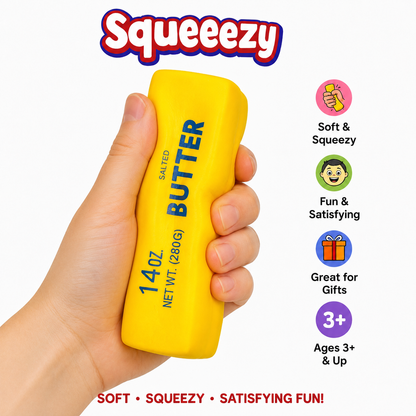 Butter Squishy Toy – Soft Slow Rising Sensory Fidget Squeeze Toy for Kids & Adults Nirvana Guru